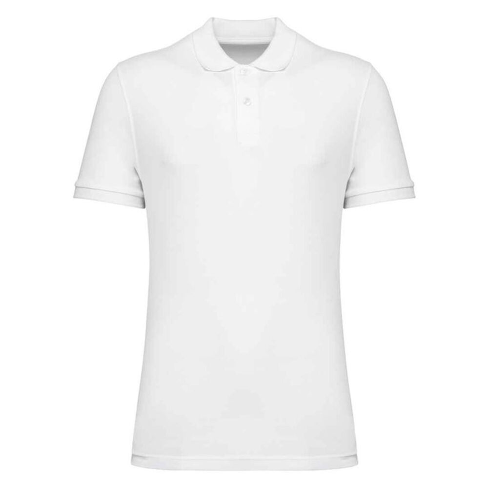 Native Spirit Mens Pique Polo Shirt / White
